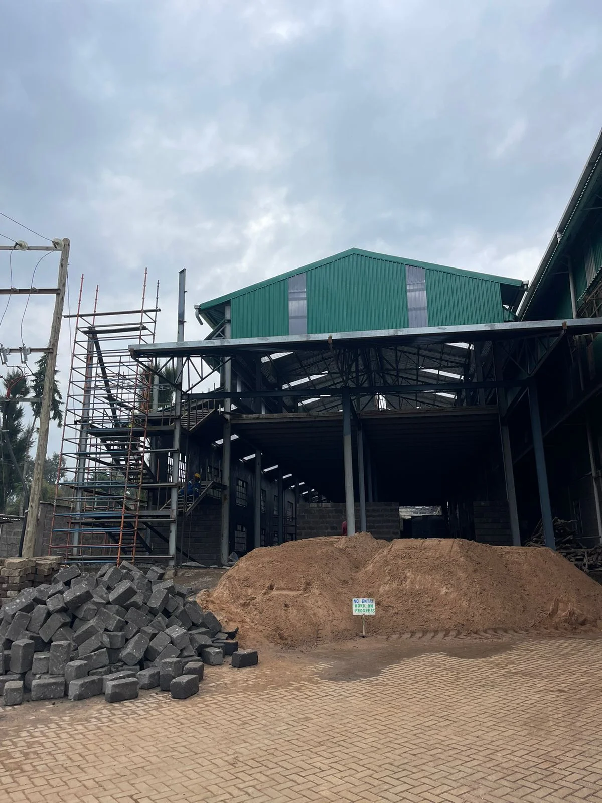 Structural steel works