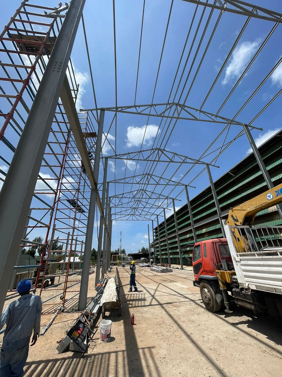 Structural steel works