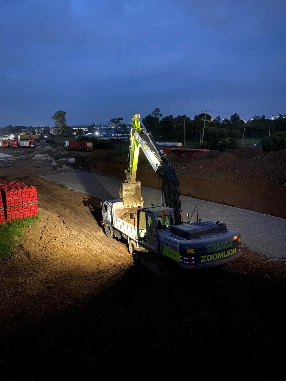 Shanga excavator